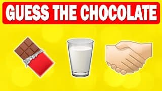 Guess The CHOCOLATE by Emoji | Emoji Challenge