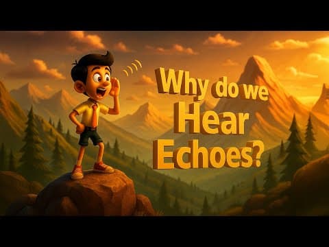 Why do we Hear Echoes? | #aumsum #kids #education #science