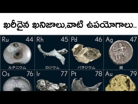 Costliest metals in the world (PGM)