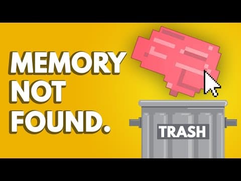 Why Are You SO BAD at Remembering Things? - YouTube
