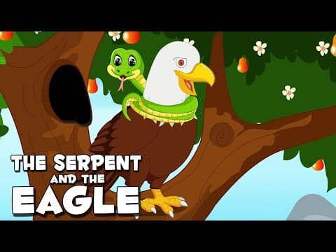 English Stories For Kids | The Serpent And The Eagle | Children Story In English By Aanon Animation