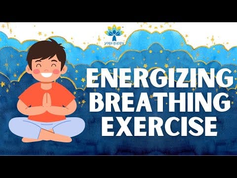 Easy Breathing Exercise for Kids | Yoga & Mindfulness for Children | Breath of Joy | Yoga Guppy