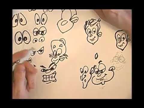 How to Draw the Head on a Cartoon Character