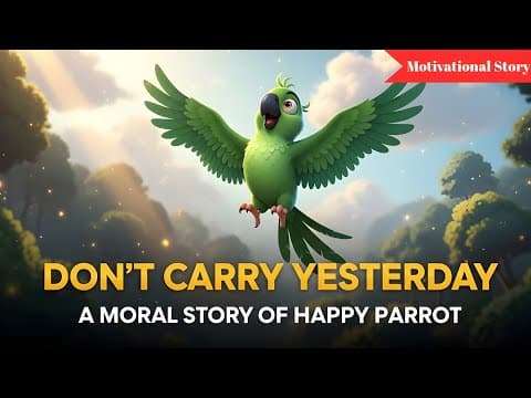 Parrot carried guilt until he let go |A life lesson of healing and forgiveness.