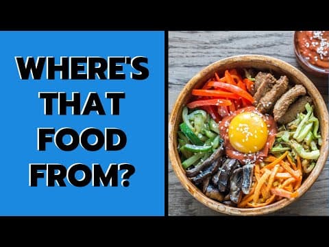 Guess what country the food is from