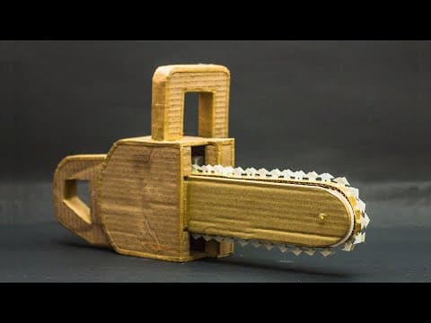 Science Projects | Chain Saw Working Model