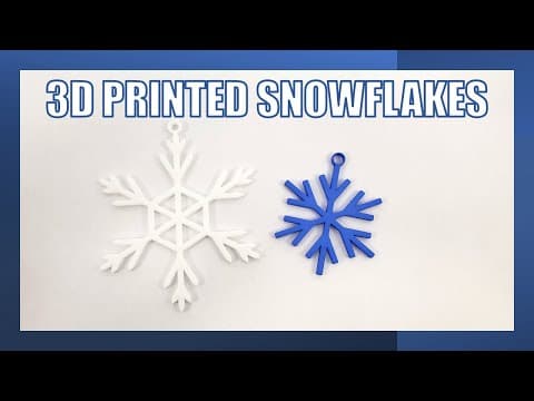 How to Design and 3D Print a Snowflake | STEM Activity - YouTube