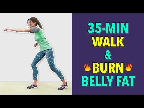 35-Min Belly Fat Burner Workout At Home