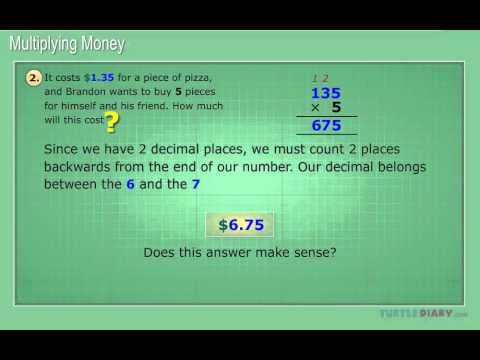 How to Multiply Money Quick & Easy Math for Kids
