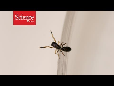 This spider looks (and walks) like an ant