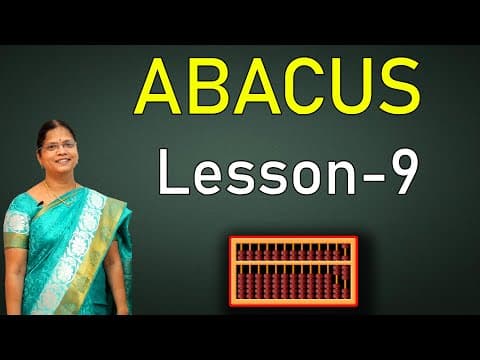 Abacus Class 9 | Abacus For Kids In Telugu