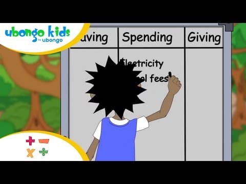 How to Make a Budget | Life Lessons with the Ubongo Kids | Educational Cartoons from Africa
