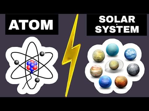 Atom vs Solar system in Hindi। Is Atom Really look like Solar system। Atomic Model