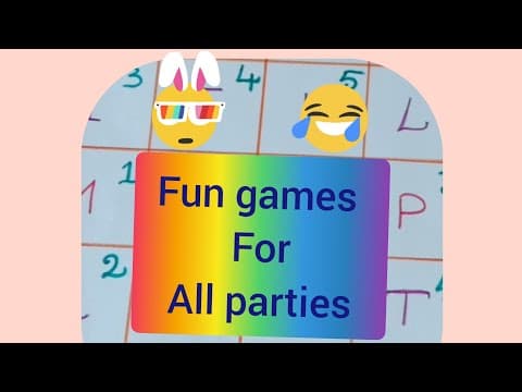 Fun family game # 7 || Paper and pen games for children