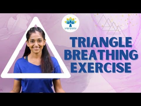 Triangle Breathing Exercise for Kids | Yoga to Improve Focus | Yoga Guppy