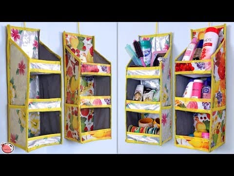 Best out of waste from.... refrigerator cover - diy room organizer