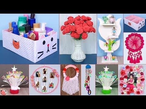 10 Easy... Best Out of Waste Idea || DIY Room Decor || DIY Projects !!!