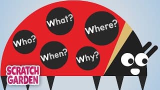 The Five Ws Song|English Songs|Scratch Garden