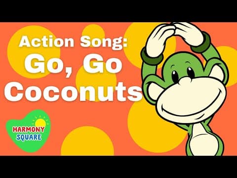 Action Songs for Kids: The Coconut Song-The Monkeydoos from Harmony Square Kids Songs