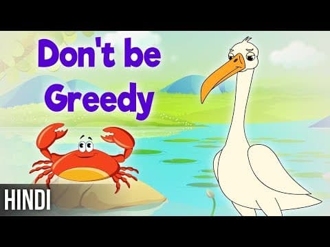 लालची क्रेन-The Greedy Crane | Moral Stories for kids | Fairy Tales in Hindi