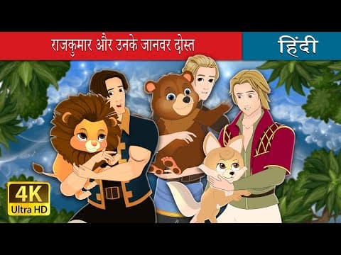 राजकुमार और उनके जानवर दोस्त | The Princes and Their Beasts in Hindi | ‪@HindiFairyTales‬