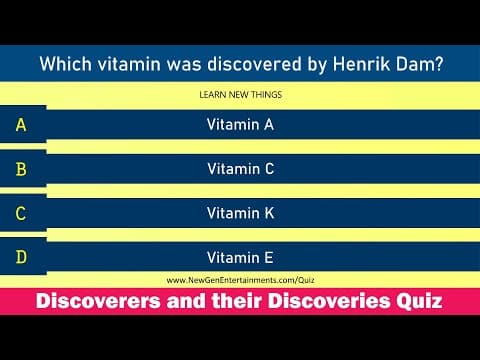 Discoverers & their discoveries quiz-30 general knowledge questions for competitive exams-mcq
