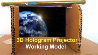 Innovative Inspire Award Winning Science Project - 3d Hologram Projector