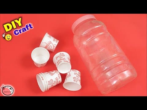 Best out of waste idea - handmade craft