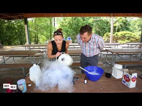 Making Liquid Nitrogen Ice Cream With Dr. B