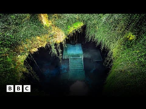Diving into Florida’s prehistoric cave of Ice Age secrets | BBC Global - YouTube