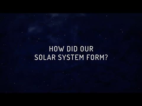 The Rosetta Mission Asks, “How Did Our Solar System Form?”