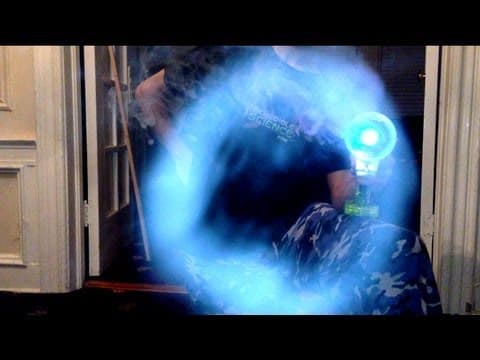 Fog smoke ring gun blasters big and small rings