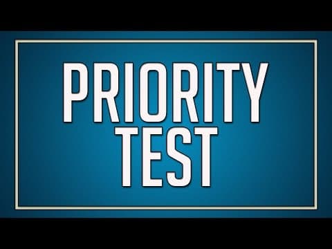 Priority Test
