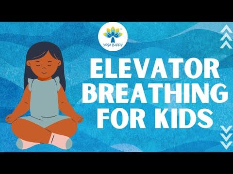 Elevator Breathing Exercise for Strong Lungs | Fun Yoga for Kids | Yoga Guppy