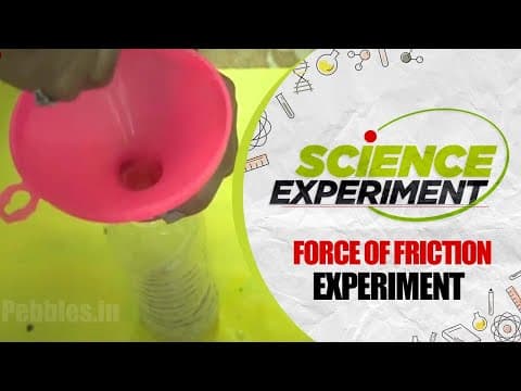 Science Experiment - 61 | Force of Friction Experiment | Chemistry Experiment