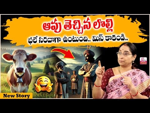 Ramaa Raavi : ఆవు తెచ్చిన లొల్లి | FUNNY STORIES TELUGU | Ramaa Raavi New Stories | Prime Stories