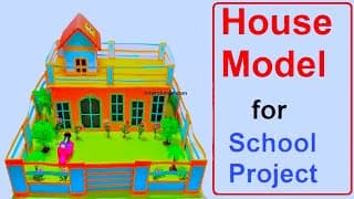 house model making using cardboard