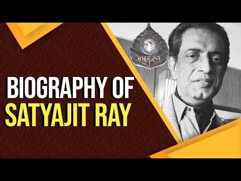 Biography of Satyajit Ray, One of the greatest filmmakers of the 20th century, #BharatRatna