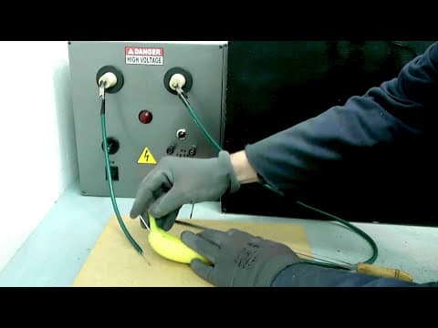 High Voltage Arc fruit tests