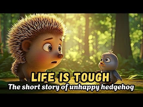 Life Is Tough | Short english story of unhappy hedgehog.