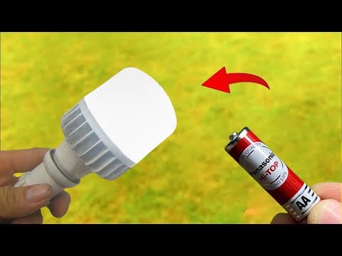 Just Use a Common 1,5V battery and Fix All the LED Lamps in Your Home! How to Fix or Repair LED Easy