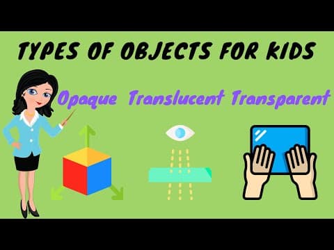 Opaque Transparent Translucent Objects