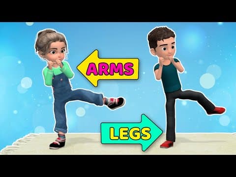 LEGS + ARMS KIDS EXERCISES AT HOME