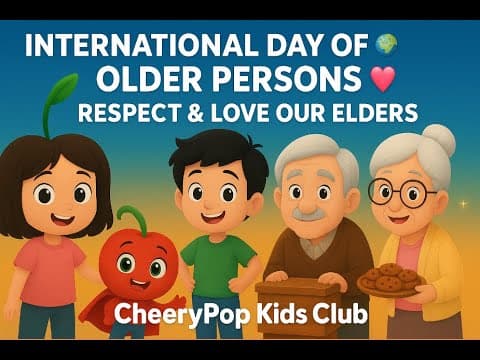 International Day of Older Persons 🌍💖 | Respect & Love Our Elders | CheeryPop Kids Club