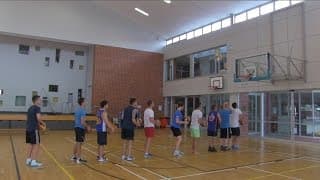 Ten Basketball Shots in One|How Ridiculous