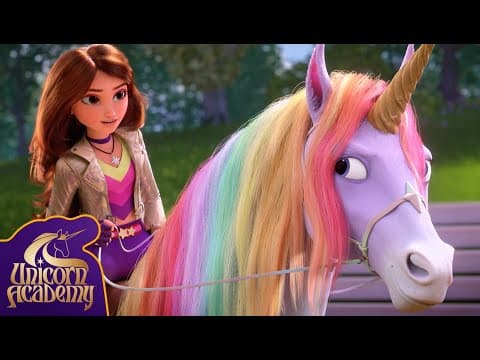 Riding Unicorns Isn't Easy 🦄 | Unicorn Academy | Cartoons for Kids