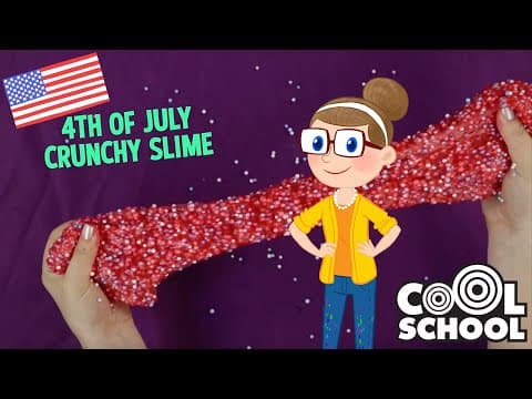 4TH OF JULY SLIME DIY | HOW TO MAKE | NO BORAX | Arts and Crafts for kids w/ Crafty Carol