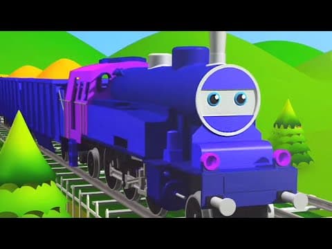 Train, Formation And Uses, Cars & Trucks Cartoon Video For Kids