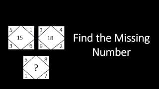 Kids, Can you find the Missing Numbers?