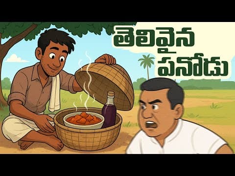 తెలివైన పనోడు | The Clever Servant | Telugu Moral Story | Moral Stories Telugu